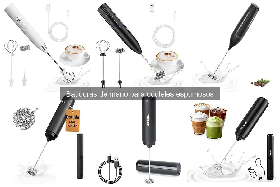 Dónde comprar batidoras de mano para cócteles espumosos