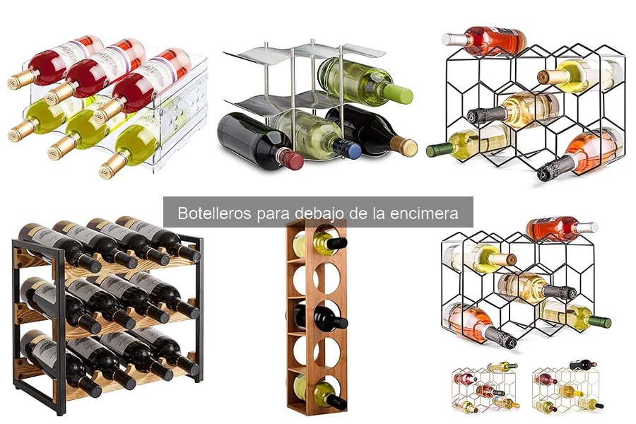 Dónde comprar botelleros para debajo de la encimera