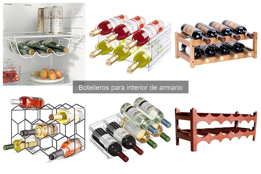 Dónde comprar botelleros para interior de armario