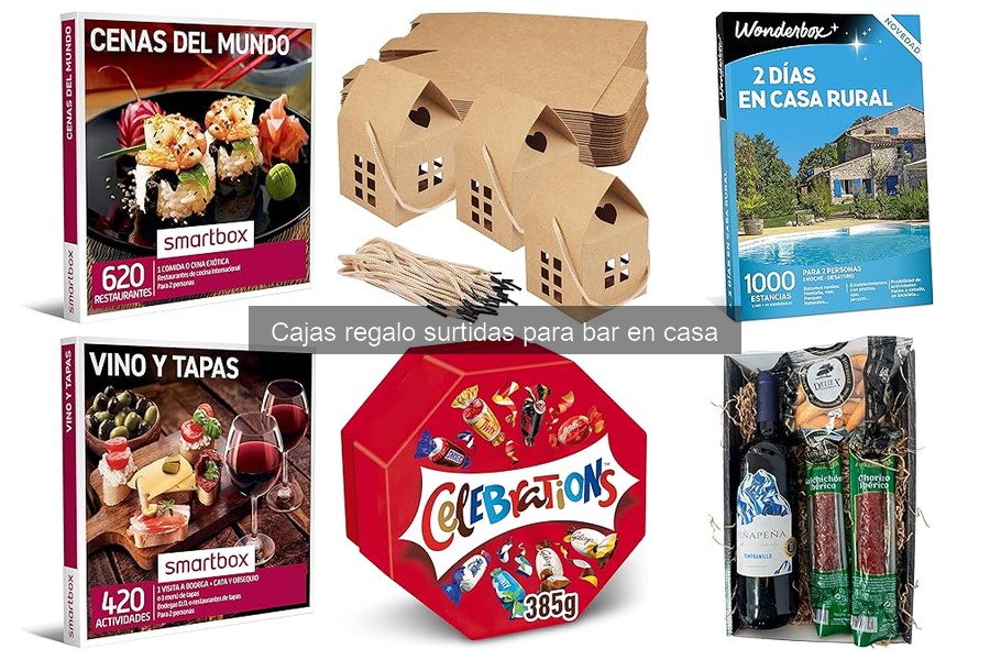 Dónde comprar cajas regalo surtidas para bar al mejor precio