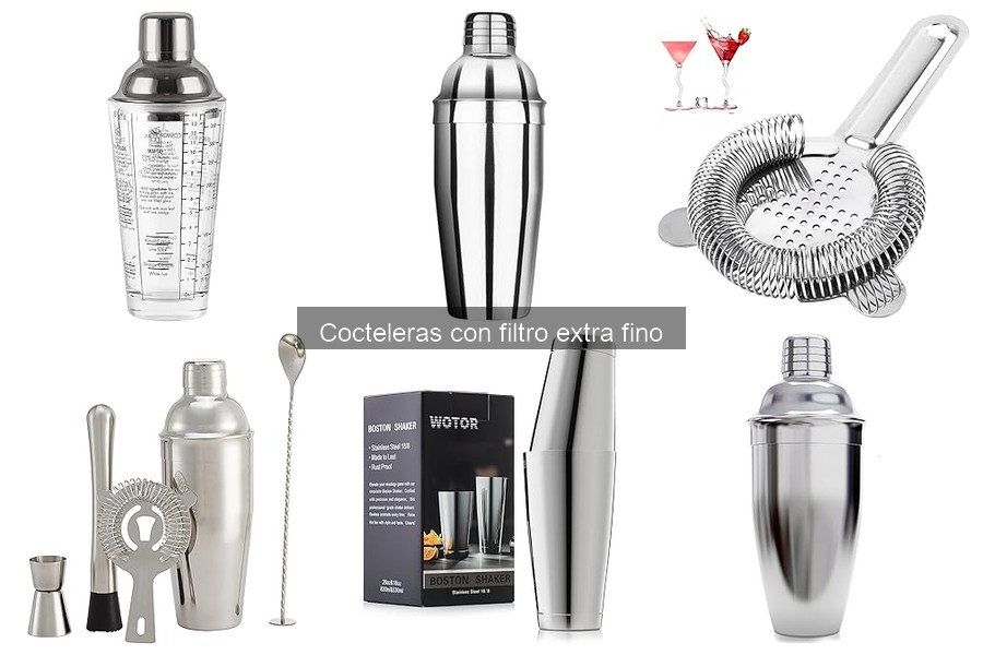 Dónde comprar cocteleras con filtro extra fino online
