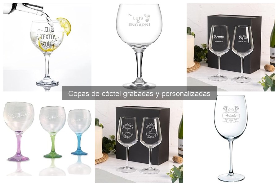 Dónde comprar copas de cóctel grabadas en línea