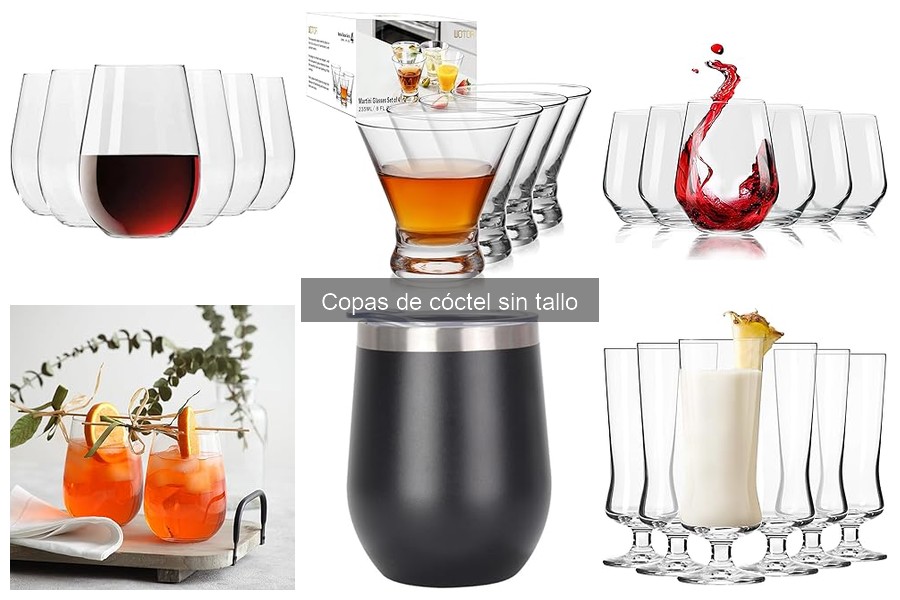 Dónde comprar copas de cóctel sin tallo: guía completa