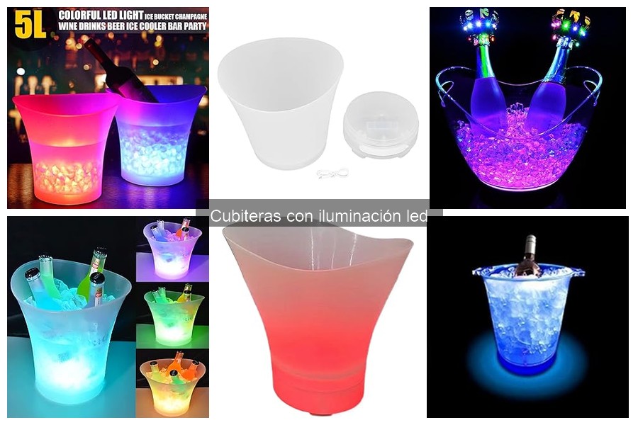 Dónde comprar cubiteras con iluminación LED para tus fiestas