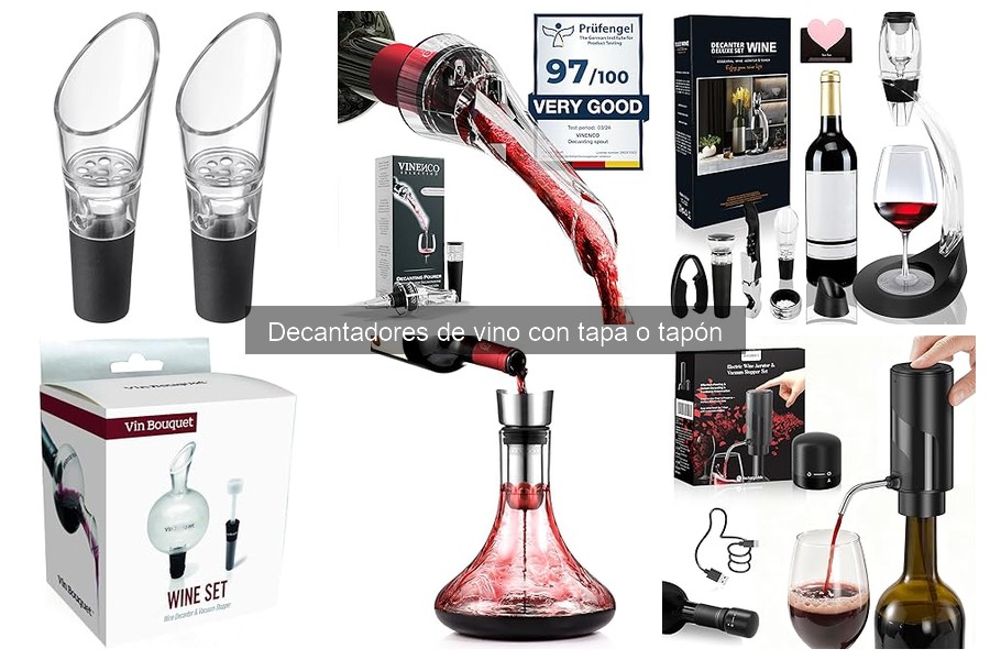 Dónde comprar decantadores de vino con tapa: opciones y tips
