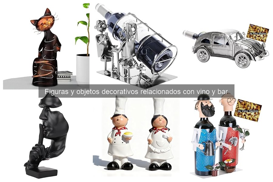 Dónde comprar figuras decorativas de vino y bar