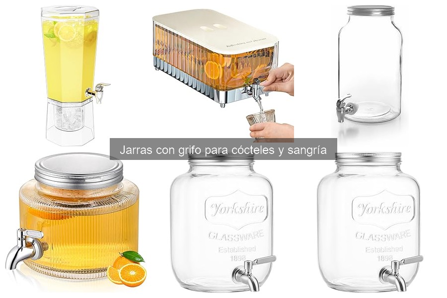 Dónde comprar jarras con grifo para cócteles y sangría