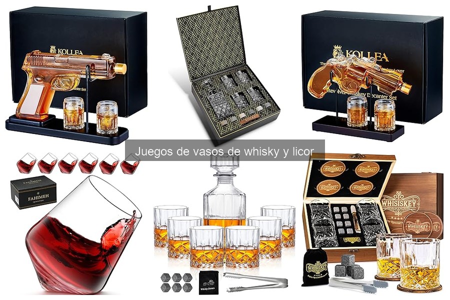 Dónde comprar juegos de vasos de whisky: mejores tiendas