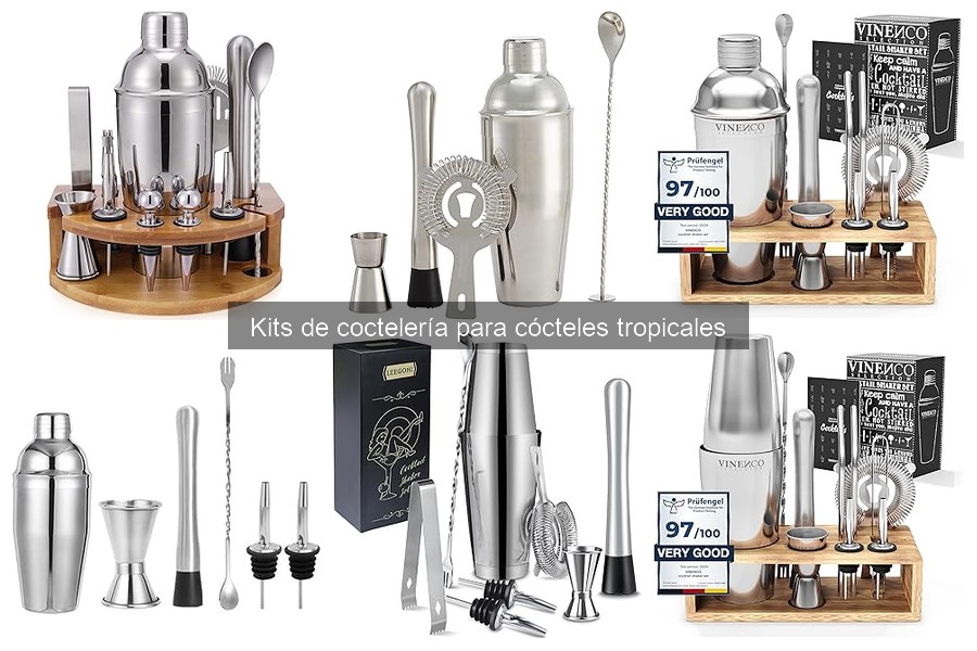 Dónde comprar kits de coctelería tropicales al mejor precio