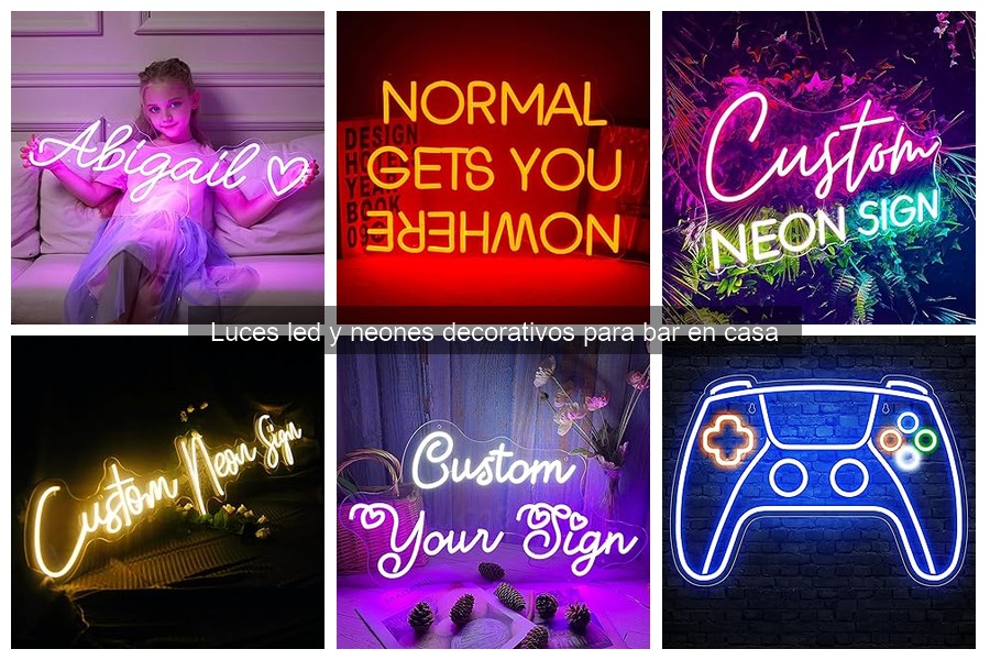 Dónde comprar luces LED y neones decorativos para tu bar en casa