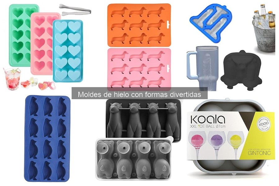 Dónde comprar moldes de hielo con formas divertidas