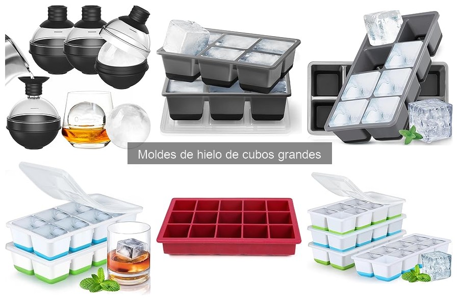 Dónde comprar moldes de hielo de cubos grandes y precios