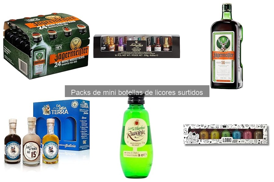 Dónde comprar packs de mini botellas de licores surtidos