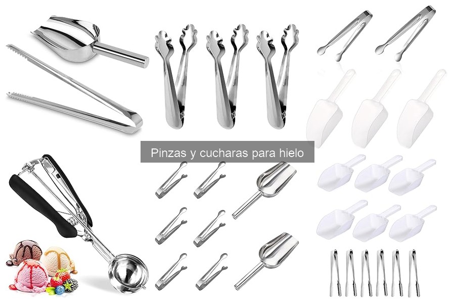 Dónde comprar pinzas y cucharas para hielo: Mejor guía 2023
