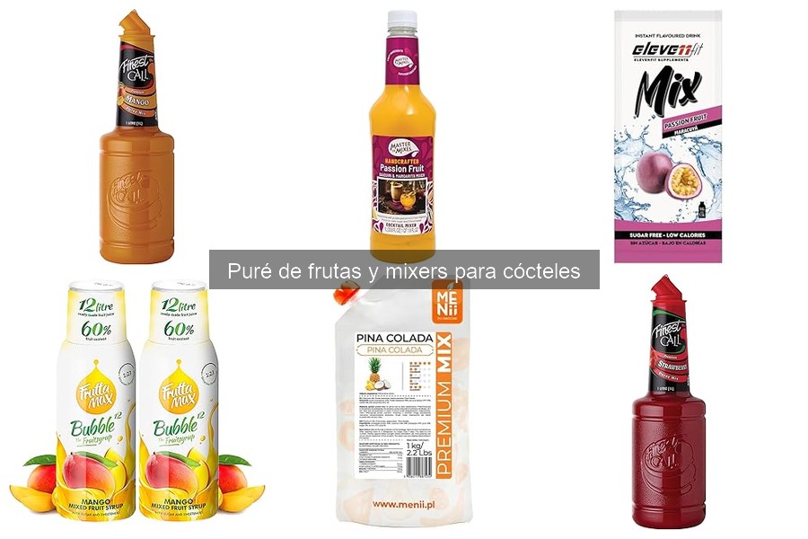 Dónde comprar purés de frutas para cócteles: las mejores opciones