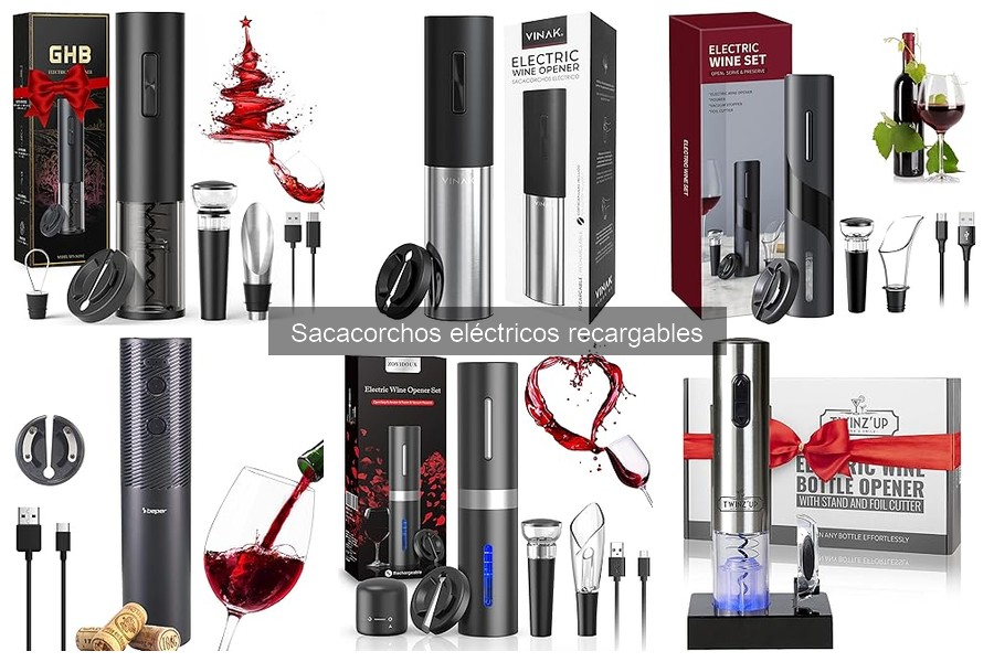 Dónde comprar sacacorchos eléctricos recargables con garantía