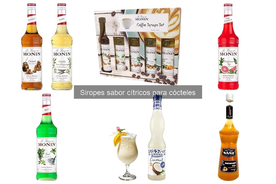 Dónde comprar siropes de sabor cítricos para cócteles