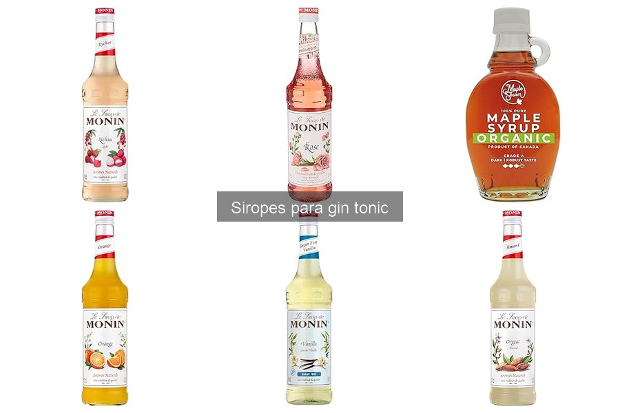 Dónde comprar siropes para gin tonic online de calidad