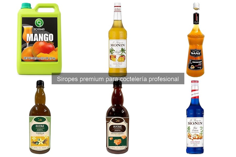 Dónde comprar siropes premium para coctelería