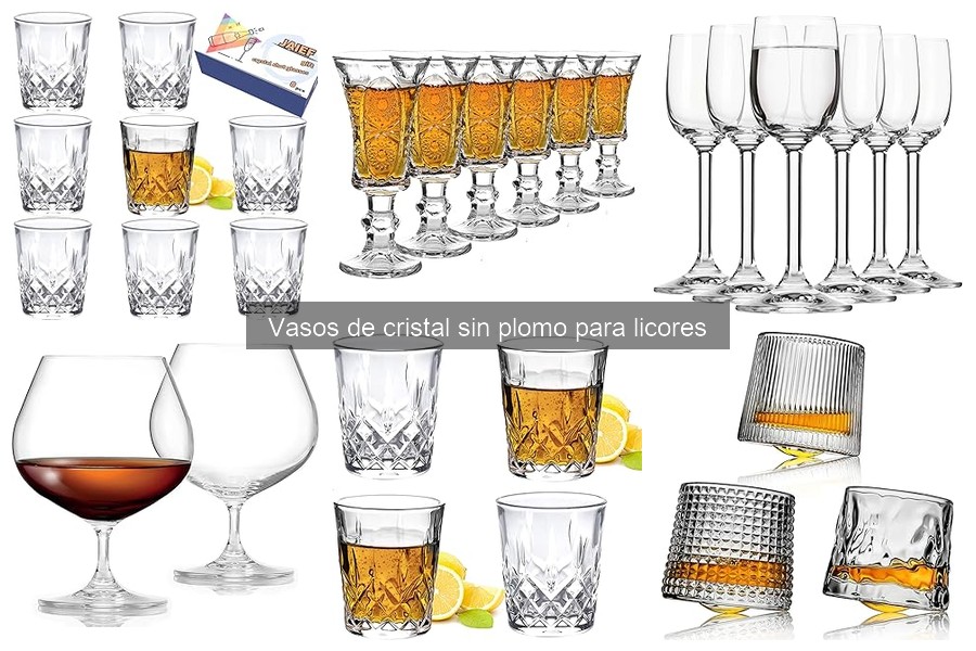 Dónde comprar vasos de cristal sin plomo para licores