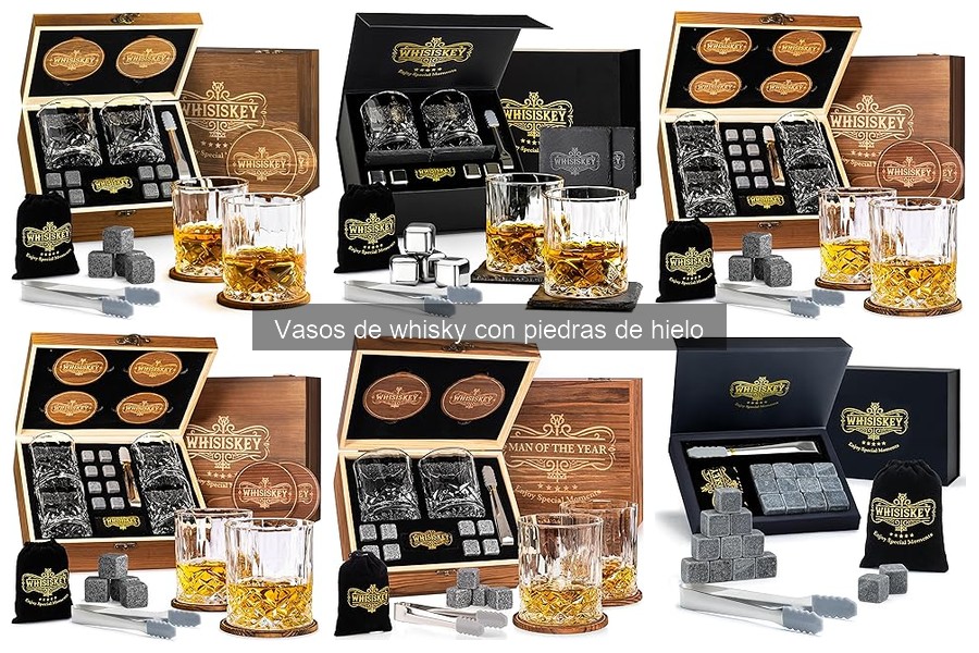 Dónde comprar vasos de whisky con piedras de hielo en línea