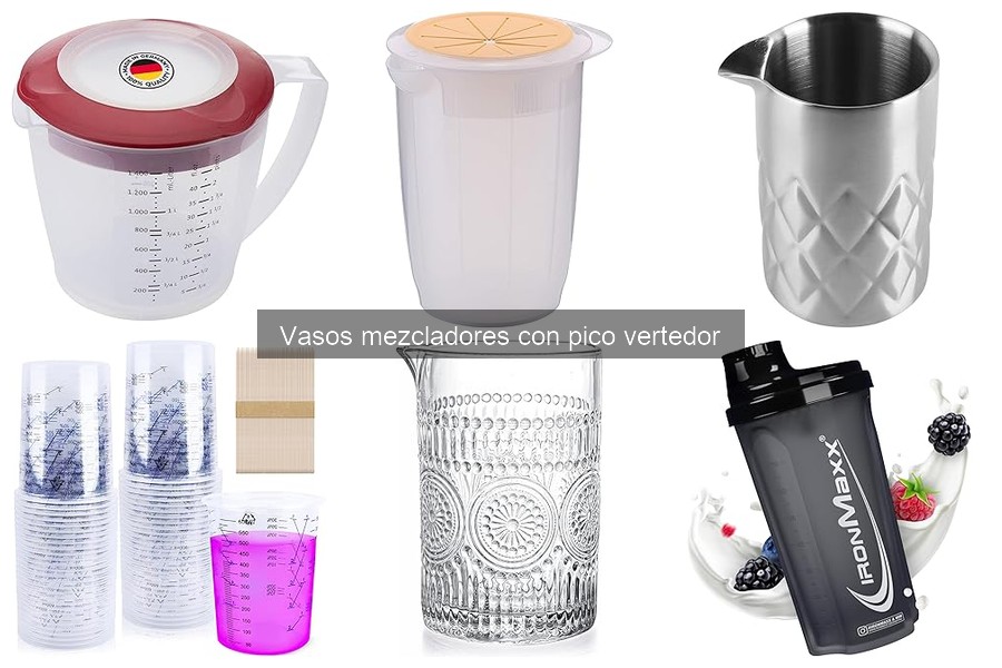Dónde comprar vasos mezcladores con pico vertedor fácilmente