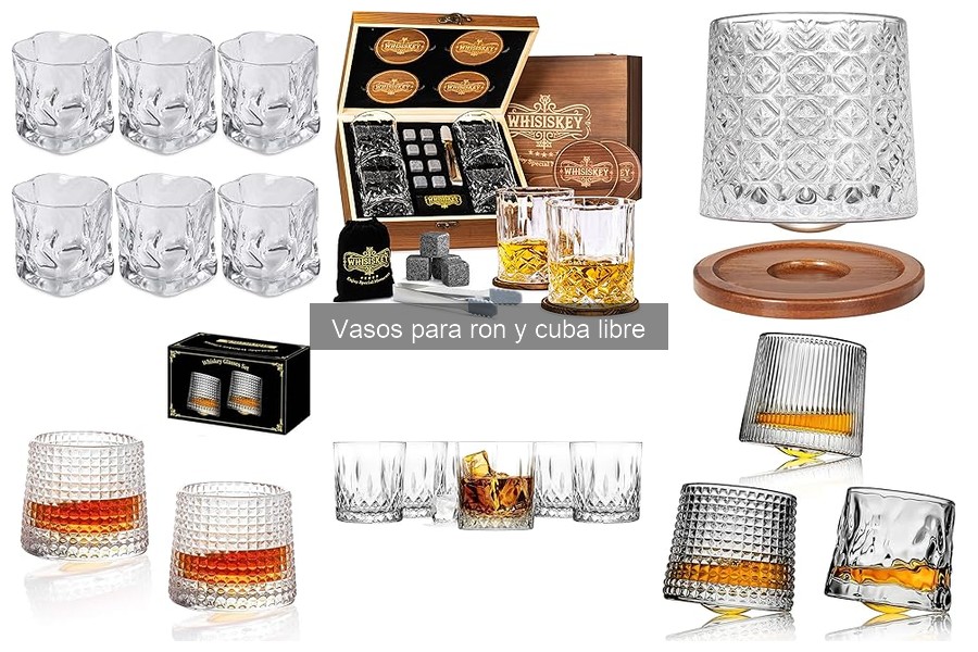 Dónde comprar vasos para ron y cuba libre: Mejores opciones