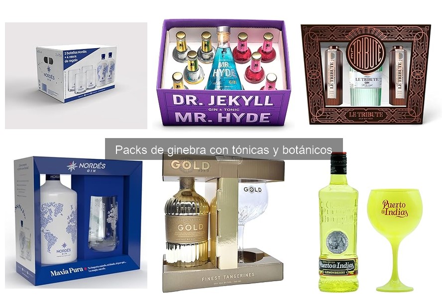 Encuentra Ofertas en Packs de Ginebra con Tónicas y Botánicos