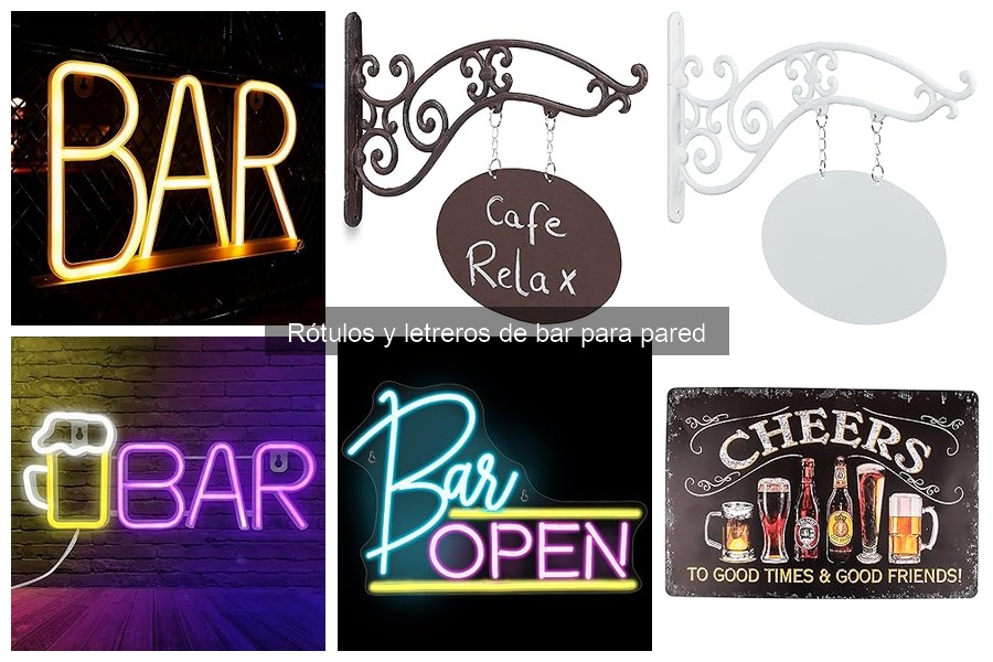 Errores al Elegir Rótulos y Letreros para Bar