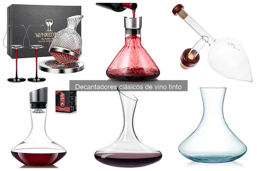 Errores comunes al elegir un decantador de vino tinto
