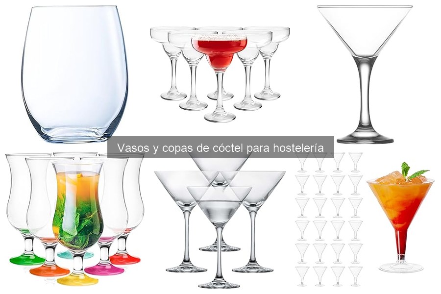 Errores comunes al elegir vasos de cóctel para hostelería