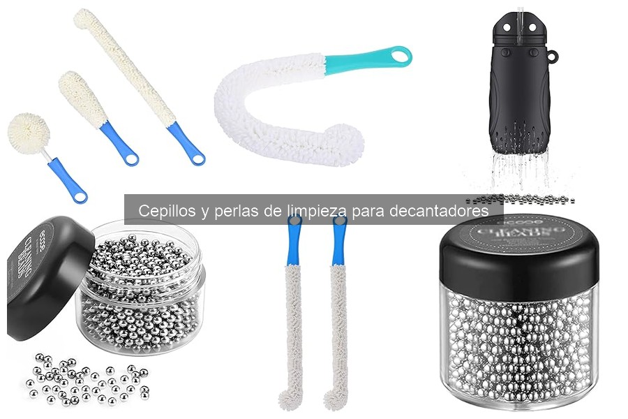 Errores comunes al limpiar decantadores con cepillos y perlas