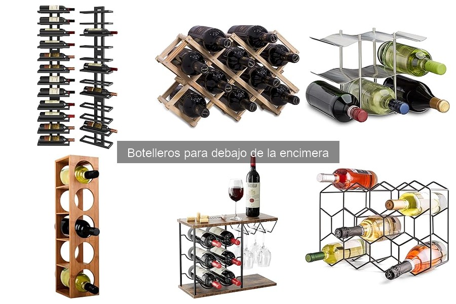 Errores comunes al usar botelleros debajo de la encimera