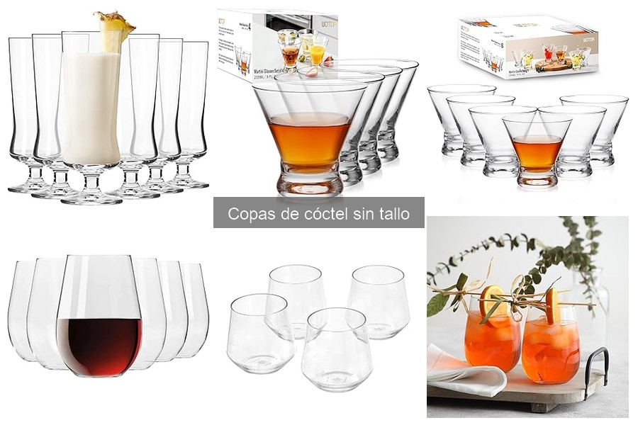 Errores comunes al usar copas de cóctel sin tallo