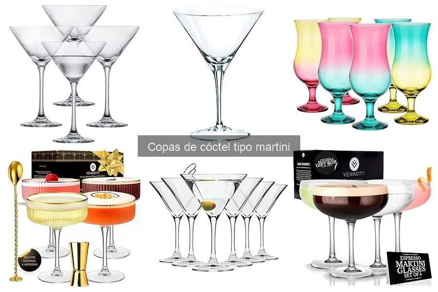 Errores comunes al usar copas de cóctel tipo martini