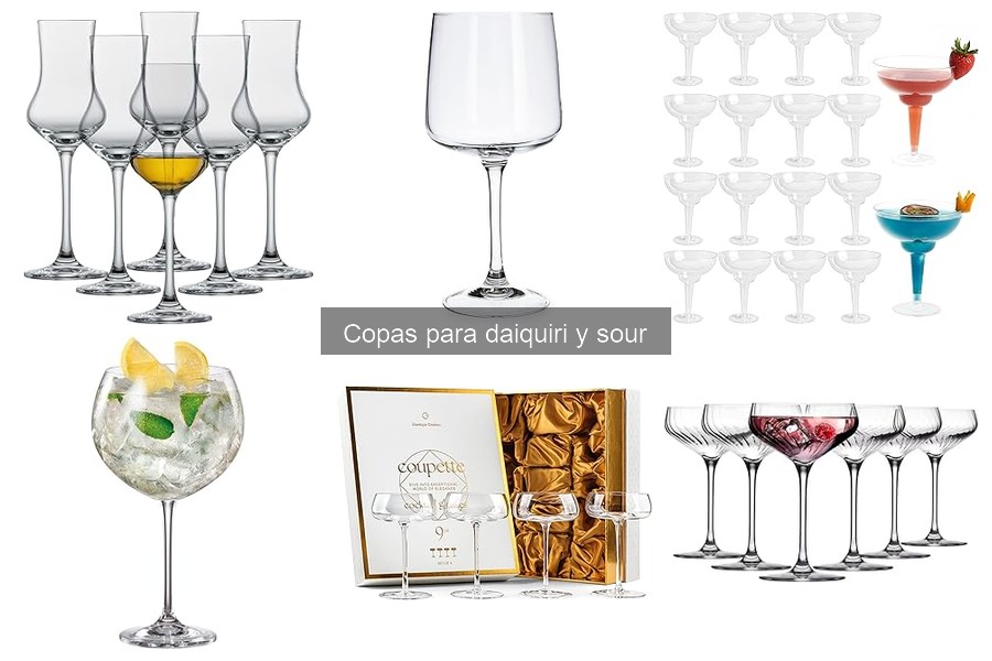Errores comunes al usar copas para daiquiri y sour