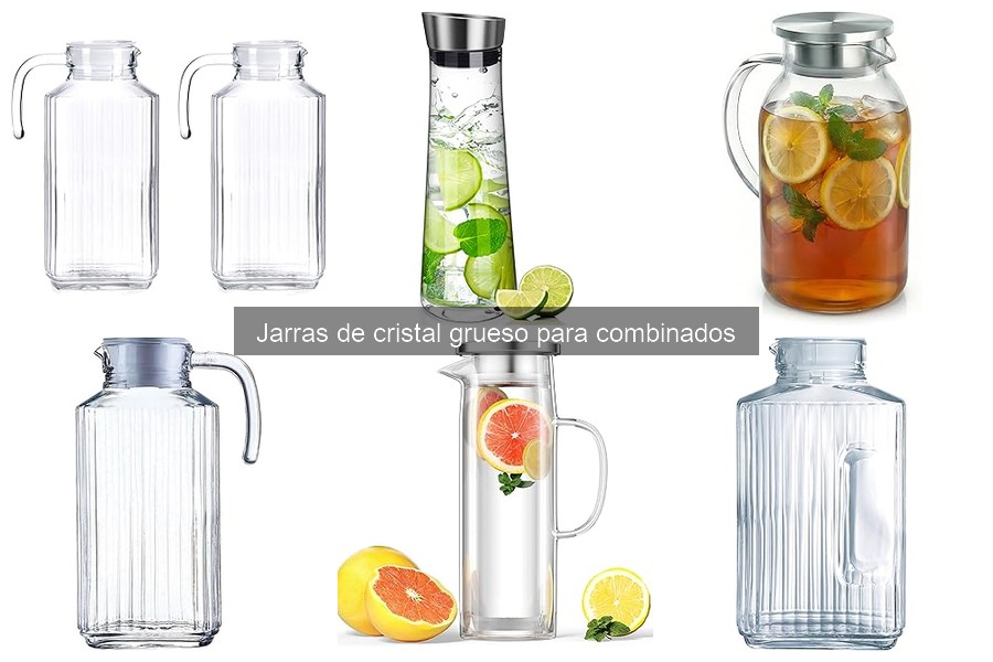 Errores comunes al usar jarras de cristal grueso para combinados