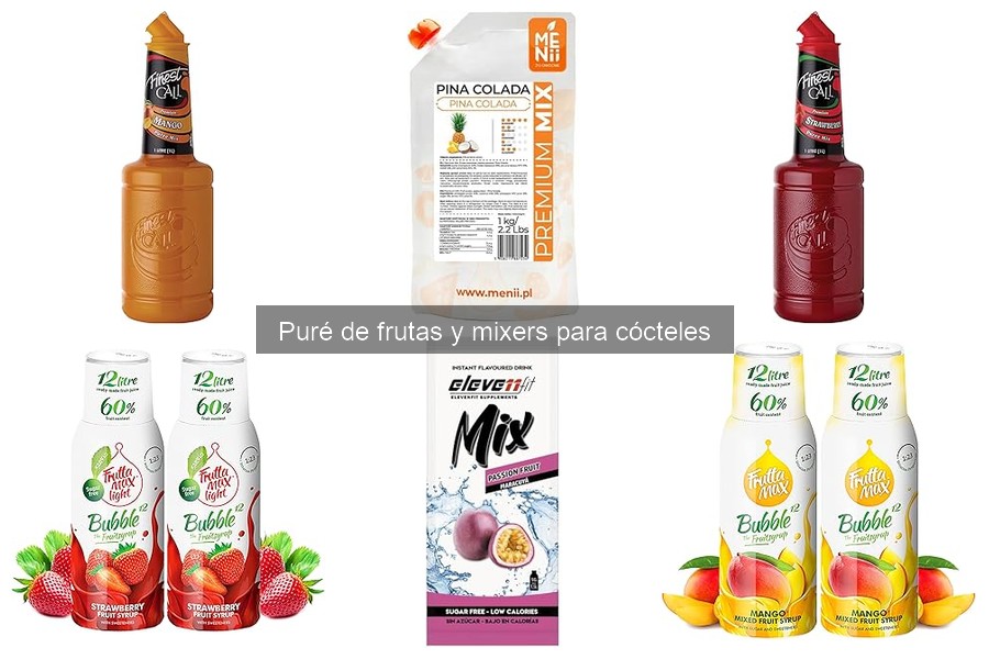 Errores comunes al usar purés de frutas en cócteles