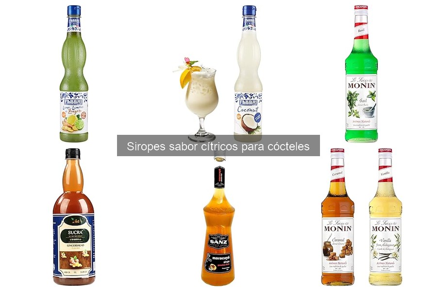 Errores comunes al usar siropes de sabor cítricos en cócteles
