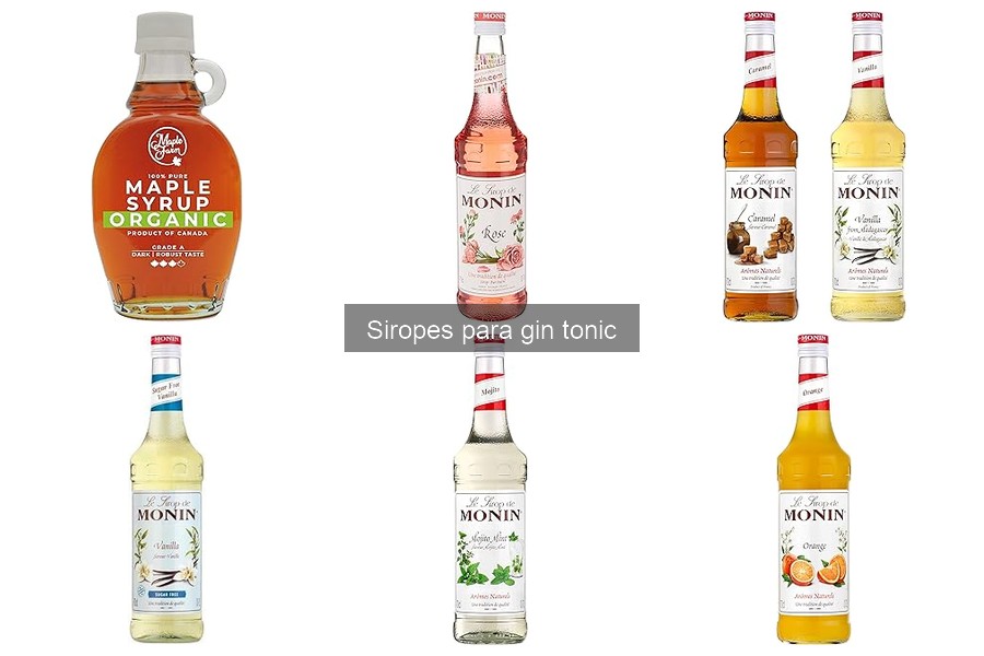 Errores comunes al usar siropes en gin tonic