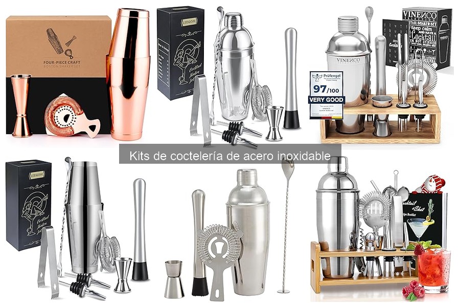 Errores comunes al usar un kit de coctelería de acero inoxidable