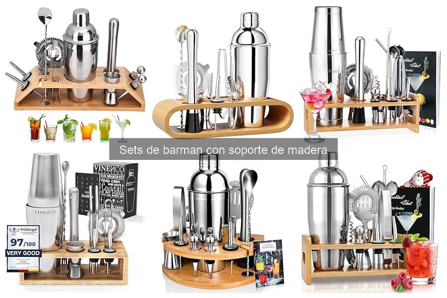 Errores comunes al usar un set de barman con soporte de madera