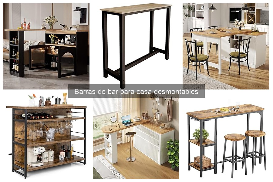 Errores comunes al usar una barra de bar desmontable en casa