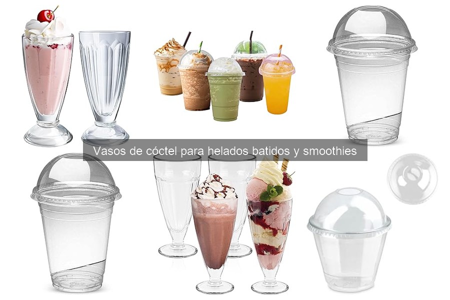 Errores comunes al usar vasos de cóctel para helados