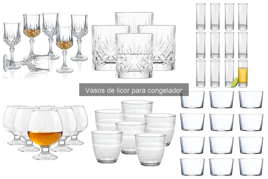 Errores comunes al usar vasos de licor para congelador
