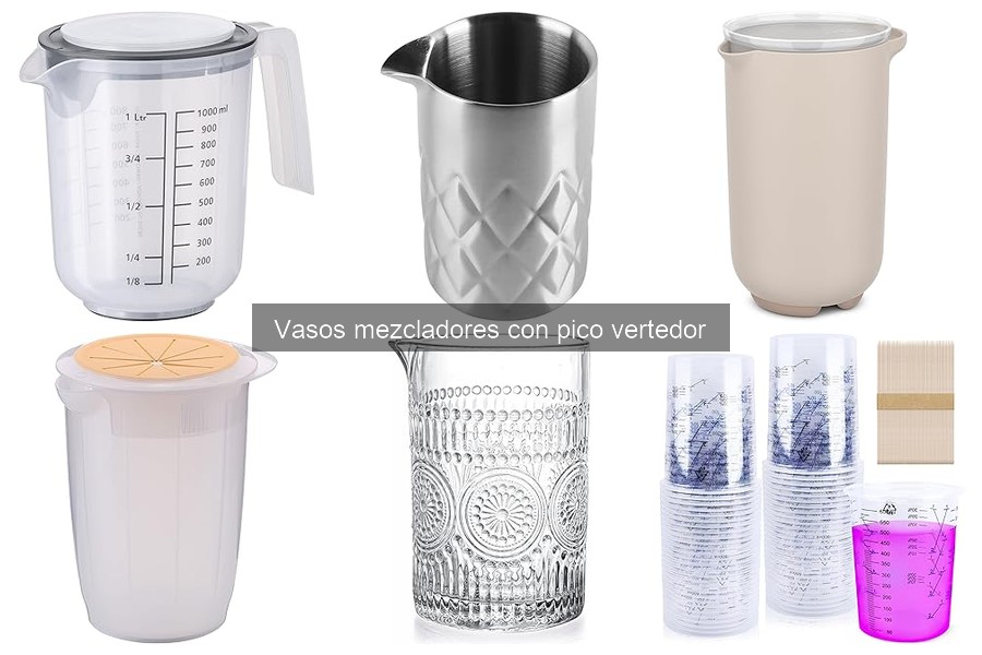 Errores comunes al usar vasos mezcladores con pico vertedor