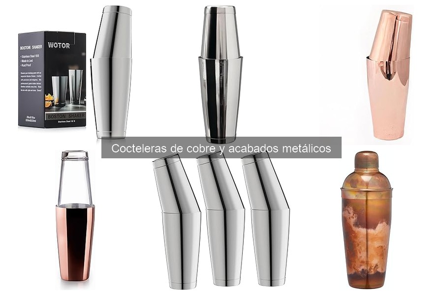 Estilos de Cocteleras de Cobre: Diseño y Experiencia