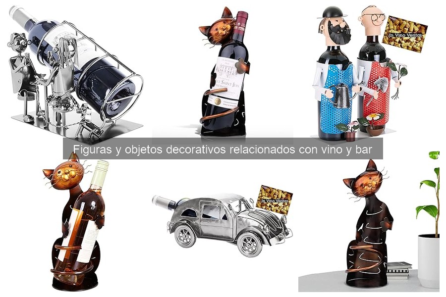 Figuras decorativas de vino para eventos inolvidables