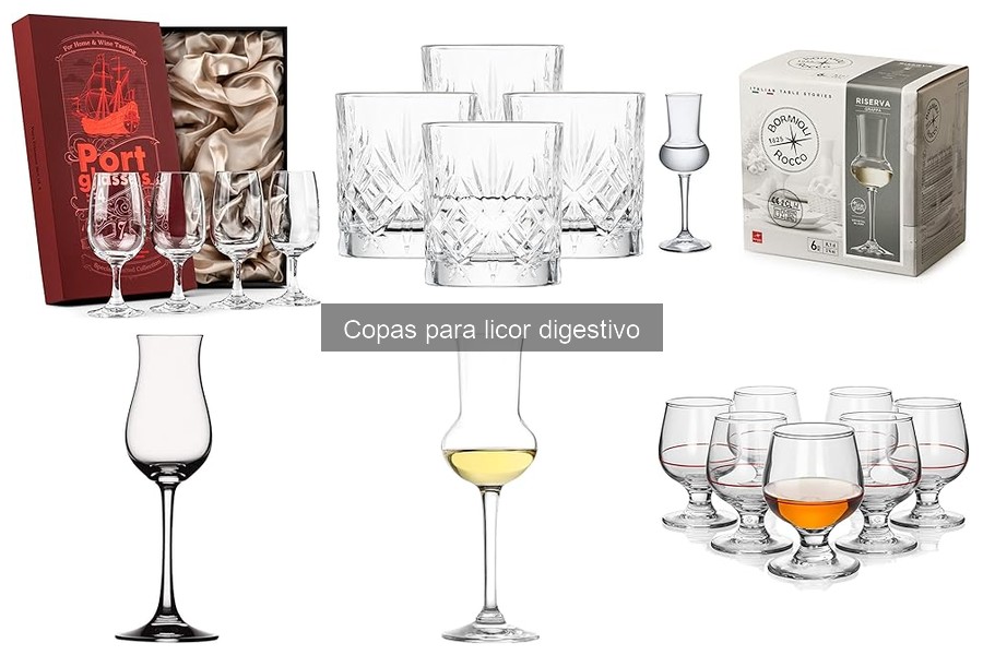 Guía de compra de copas para licor digestivo