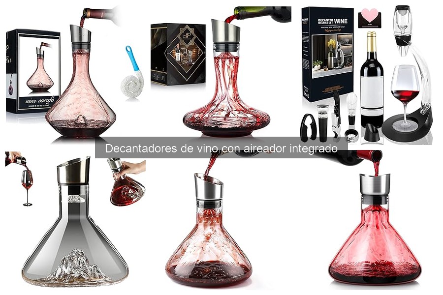 Guía de compra de decantadores de vino con aireador